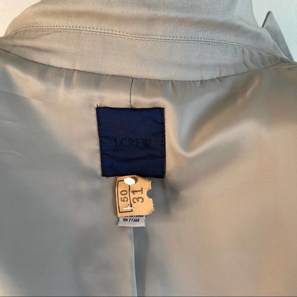 J.Crew Cotton Blazer Lined Pockets Buttons Size 4 Small Neutral Capsule Basic - Picture 6 of 16